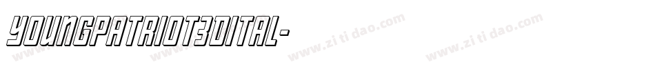 youngpatriot3dital字体转换