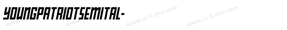 youngpatriotsemital字体转换