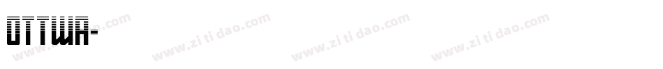 ottwa字体转换
