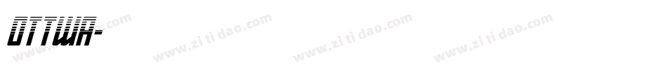 ottwa字体转换