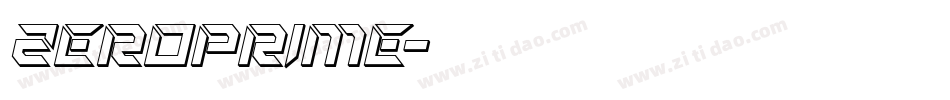 zeroprime字体转换