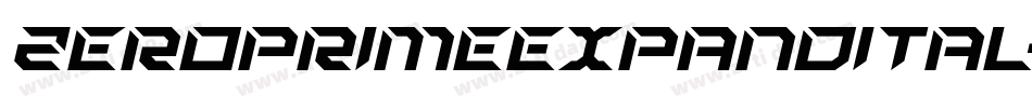 zeroprimeexpandital字体转换