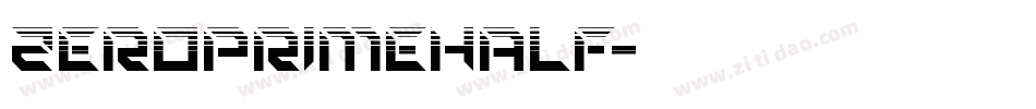 zeroprimehalf字体转换