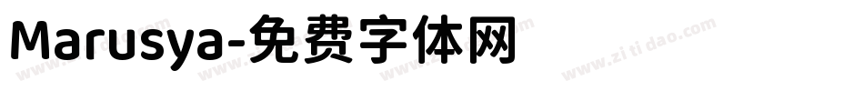 Marusya字体转换