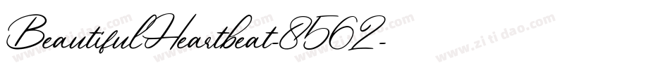 BeautifulHeartbeat-8562字体转换