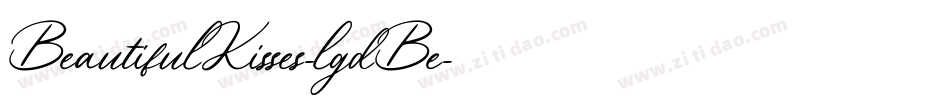 BeautifulKisses-lgdBe字体转换