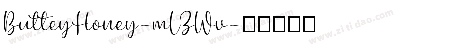 ButteyHoney-mLZWv字体转换