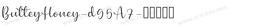 ButteyHoney-d95A7字体转换