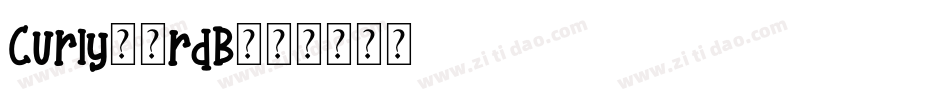 Curly-8rdB字体转换