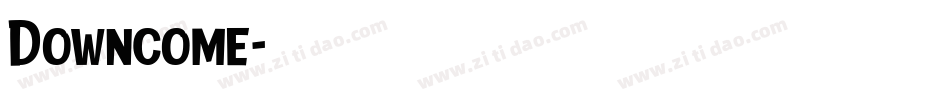 Downcome字体转换