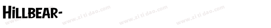 Hillbear字体转换