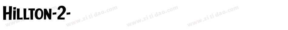 Hillton-2字体转换