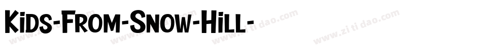 Kids-From-Snow-Hill字体转换