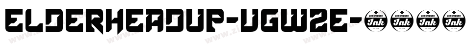 ElderHeadUp-VGW2e字体转换