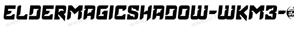 ElderMagicShadow-wKM3字体转换