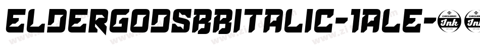 EldergodsbbItalic-1ale字体转换