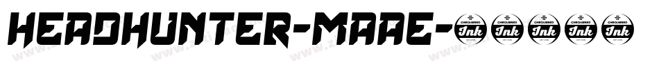 Headhunter-MAae字体转换