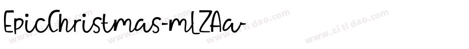 EpicChristmas-mLZAa字体转换