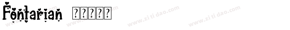 Fontarian字体转换