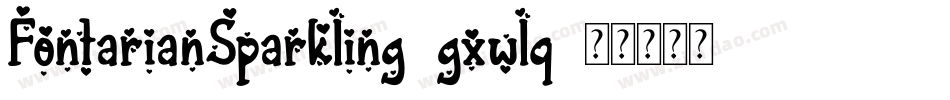 FontarianSparkling-gxwlq字体转换