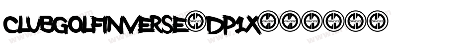 ClubGolfInverse-dP1x字体转换