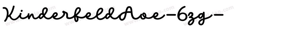 KinderfeldAoe-6zg字体转换
