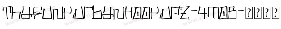 ThaFunkUrbanHookUpz-4mOB字体转换