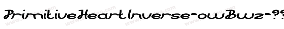 PrimitiveHeartInverse-owBwz字体转换