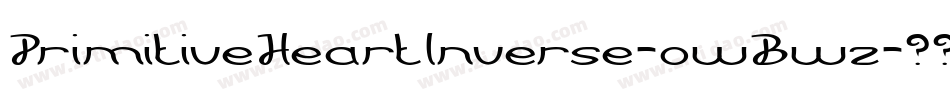 PrimitiveHeartInverse-owBwz字体转换