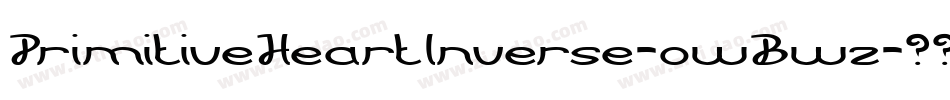 PrimitiveHeartInverse-owBwz字体转换