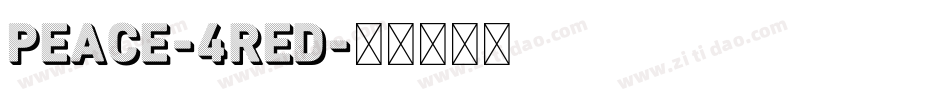 Peace-4ReD字体转换