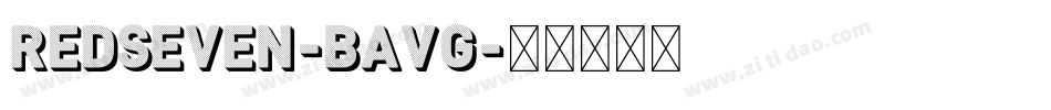 RedSeven-BAVG字体转换