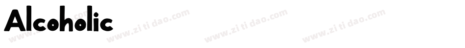 Alcoholic字体转换