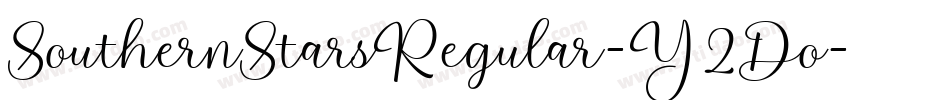 SouthernStarsRegular-Y2Do字体转换
