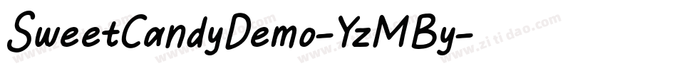 SweetCandyDemo-YzMBy字体转换