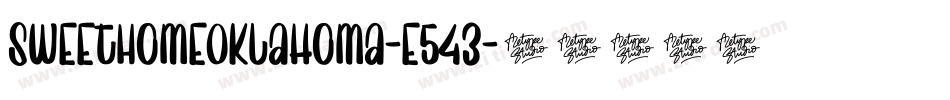 SweetHomeOklahoma-e543字体转换