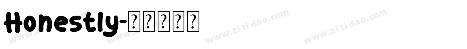 Honestly字体转换
