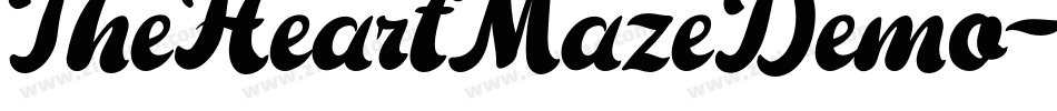 TheHeartMazeDemo-L5DD字体转换