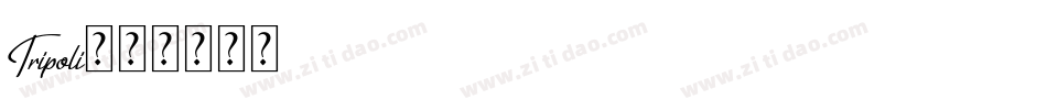 Tripoli字体转换