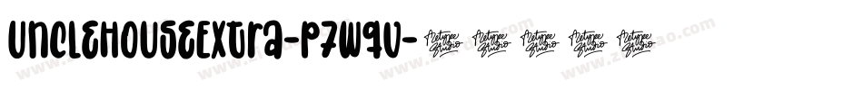UncleHouseExtra-p7wqv字体转换