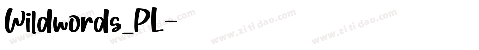 Wildwords_PL字体转换