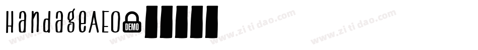 HandageAEO字体转换
