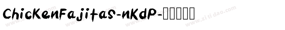 ChickenFajitas-nKdP字体转换