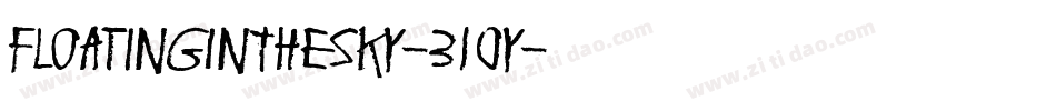 FloatingInTheSky-310y字体转换