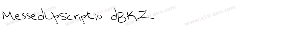 MessedUpScriptio-dBKZ字体转换