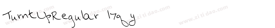 TurntUpRegular-l7qy字体转换