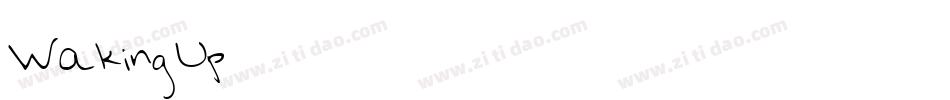 WakingUp字体转换