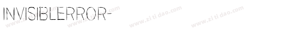 Invisiblerror字体转换