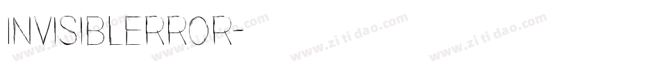 Invisiblerror字体转换
