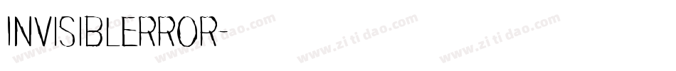 Invisiblerror字体转换